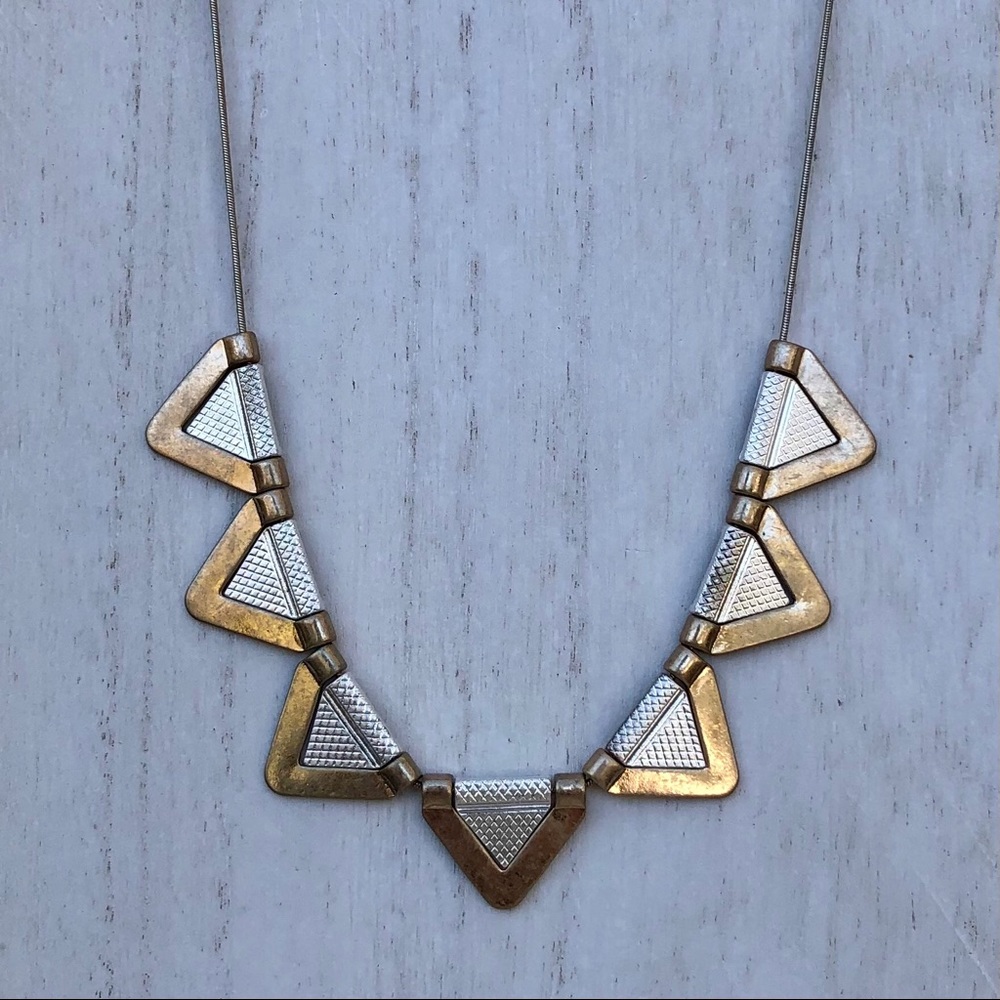 LOFT Triangular Metal Necklace - Picture 8 of 9